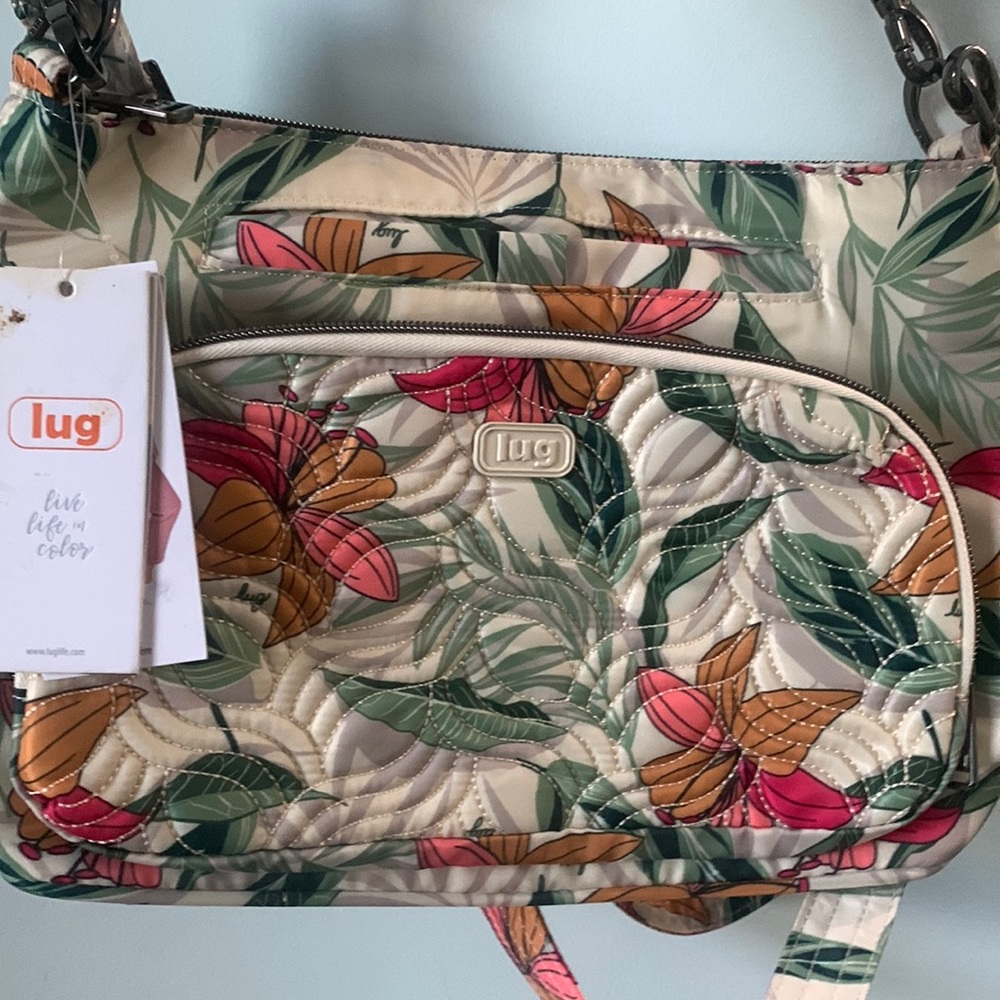 LUG Samba Floral Convertible Crossbody Bag